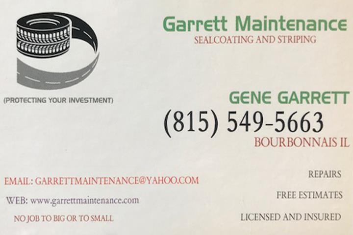 Garrett Maintenance, Inc. - Sealcoating & Striping - Bourbonnais, IL - Slider 1